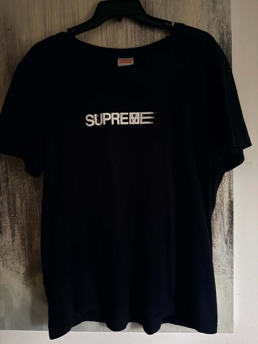 Supreme Motion Logo T-Shirt Black